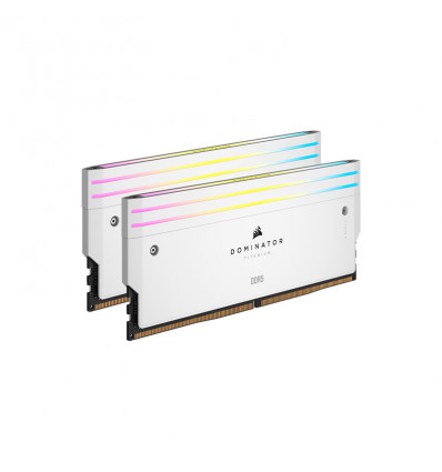 Corsair Dominator Titanium RGB 32GB (2x16GB) DDR5 6000MHz CL30 Blanca - Memoria RAM