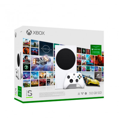 Microsoft Xbox Series S 512GB + 3 meses Xbox Game Pass Ultimate - Consola