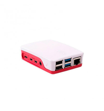 <p>Caja Raspberry Pi 4 rojo / blanco</p>