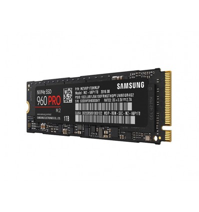 Disco SSD Samsung 1TB 960 PRO M.2 MZ-V6P1T0BW