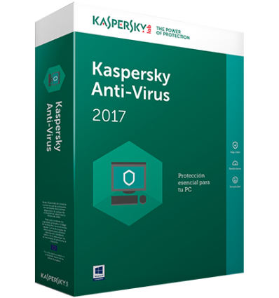Kaspersky Antivirus 2017 3 Licencias