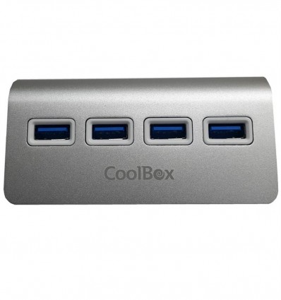 Hub Coolbox Alu-3 Aluminio 4 puertos USB 3.0