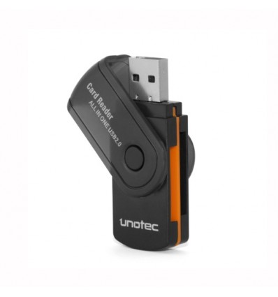 Lector USB de tarjetas SD y MicroSD Unotec