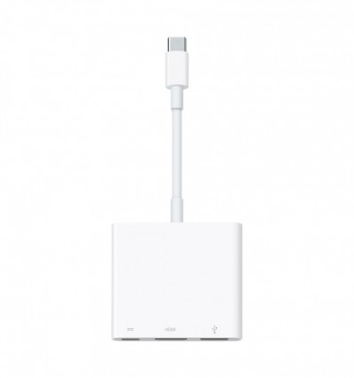 Adaptador Apple de USB-C/Thunderbolt 3 a HDMI, USB 3.1, USB-C
