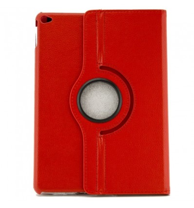 Funda X-One de piel con rotación para iPad 6 Air 2 Rojo