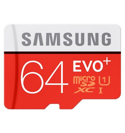 Samsung MicroSD EVO+ 64GB Clase 10