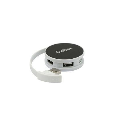 HUB USB Coolbox Smart Negro USB 2.0 4 puertos