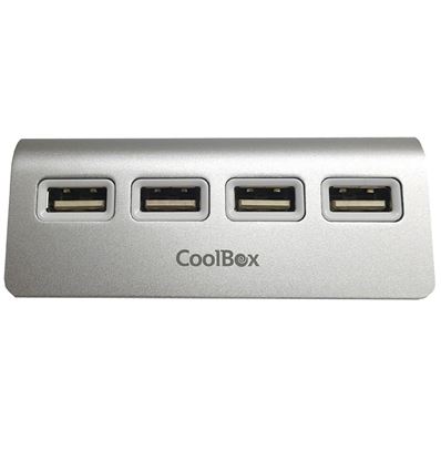 Coolbox ALU-2 Aluminio 4 puertos USB 2.0