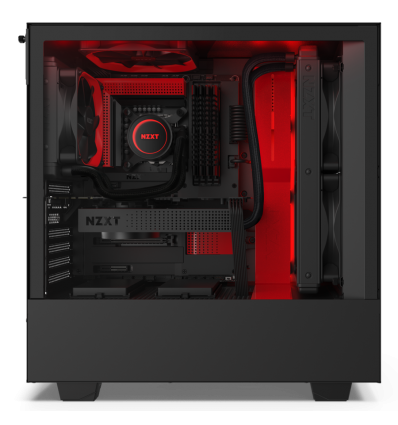 <p>NZXT H510i (Smart case) negro/rojo</p>