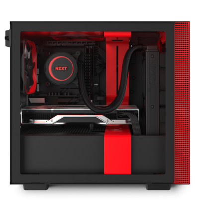 <p>NZXT H210i (Smart Case) negro/rojo</p>