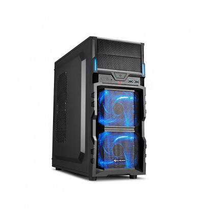Sharkoon VG5-V - Caja ATX LED azul