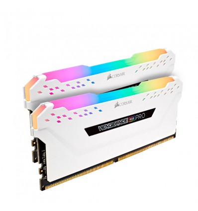 MEMORIA CORSAIR VENGEANCE RGB PRO WHITE 16GB (2x8GB) DDR4 3600MHz