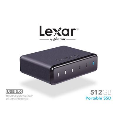Disco SSD portátil Lexar Professional Portable 512 GB
