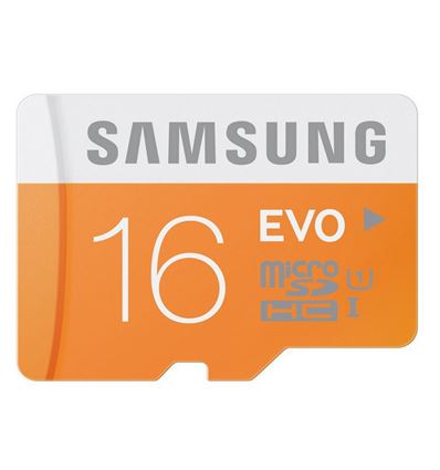 Micro SD Samsung 16 GB Clase 10 + adaptador