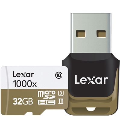 Micro SD Lexar 32GB UHS-II con reader U3