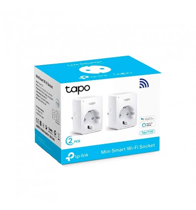 Tp-Link Tapo P100 WiFi (Pack de 2) - Enchufe inteligente
