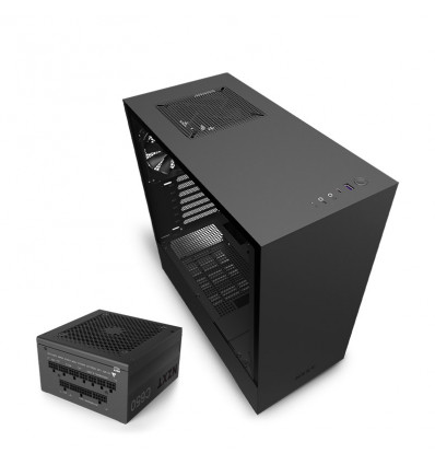 NZXT H510 Negra + Fuente C650 - Caja ATX