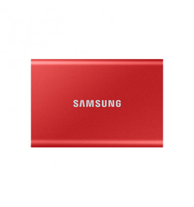 Samsung T7 2TB Rojo - Disco duro SSD externo