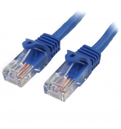 CABLE RED STARTECH 1M AZUL CAT 5E