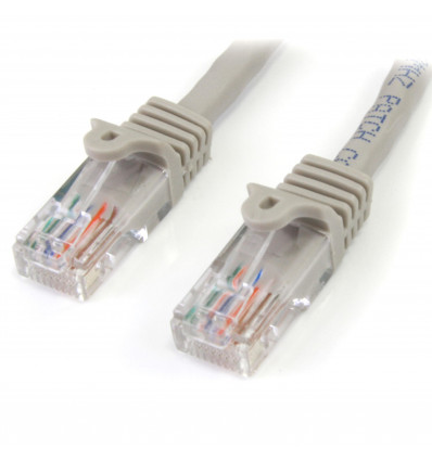 CABLE RED STARTECH 1M GRIS CAT 5E