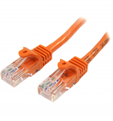 CABLE RED STARTECH 1M NARANJA CAT 5E