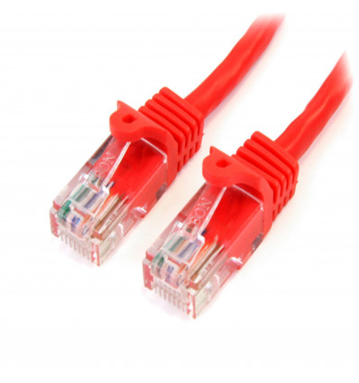 CABLE RED STARTECH 1M ROJO CAT 5E