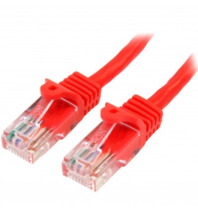 CABLE RED STARTECH 10M ROJO CAT 5E