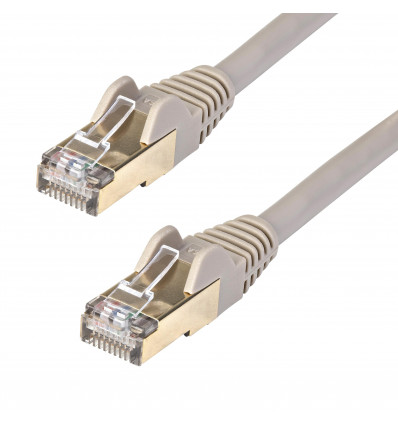 CABLE RED STARTECH 1M GRIS CAT 6A STP