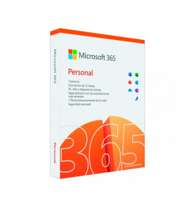SOFTWARE MICROSOFT OFFICE 365  PERSONAL 1 USUARIO