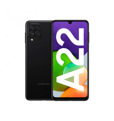 Samsung Galaxy A22 Negro - Smartphone 6.4" 4GB 128GB