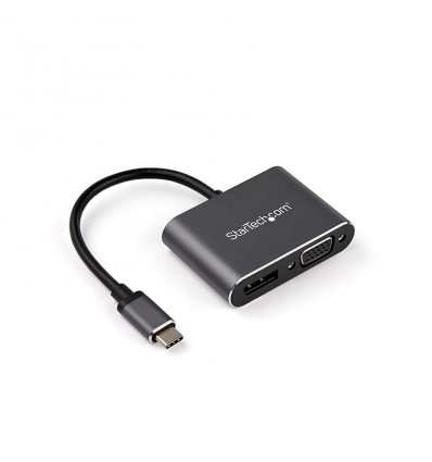 ADAPTADOR STARTECH USB C A DISPLAYPORT + VGA (D-SUB)