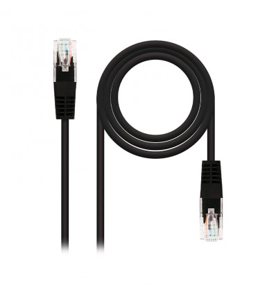 CABLE RED NANOCABLE 1M CAT 5E NEGRO