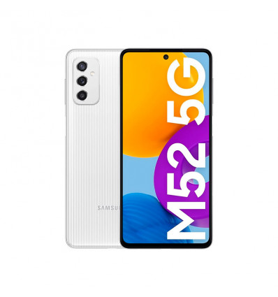 Samsung Galaxy M52 Blanco - Smartphone 6.7" 6GB 128GB 5G