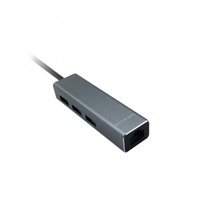 HUB USB AISENS A106-0401 - USB 3.0 A RJ45