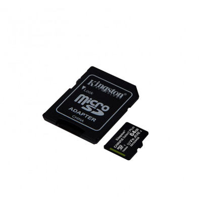 Kingston CANVAS Select Plus 64GB CL10 - Tarjeta MicroSD + Adaptador
