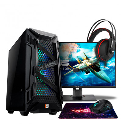 Pack PC NEO Powered by Asus Ryzen 5 5600X RTX 3060 + Monitor Asus VG278QF y periféricos