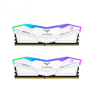 TeamGroup DELTA RGB 32GB (2X16GB) DDR5 6400MHz CL40 Blanca - Memoria RAM