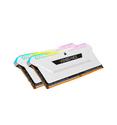 Corsair Vengeance Pro RGB 32GB (2x16GB) DDR4 3200 MHz Blanca - Kit memoria RAM