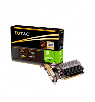 <p>Zotac GT 730 4GB Zone Edition Perfil bajo</p>