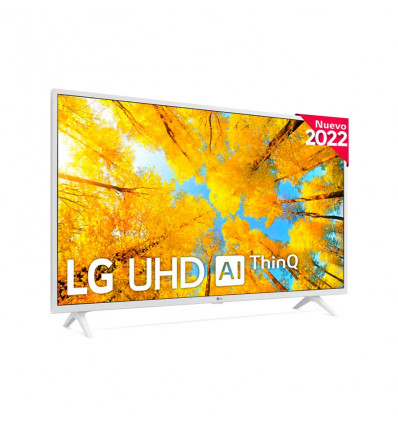 LG 43UQ76906LE Blanco - Televisor 43" 4K Smart TV