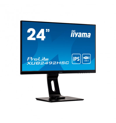 Iiyama ProLite XUB2492HSC-B1 - Monitor 24" IPS Full HD USB C
