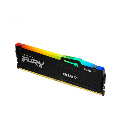 Kingston Fury Beast RGB 8GB DDR5 5600MHz CL40 - Memoria RAM