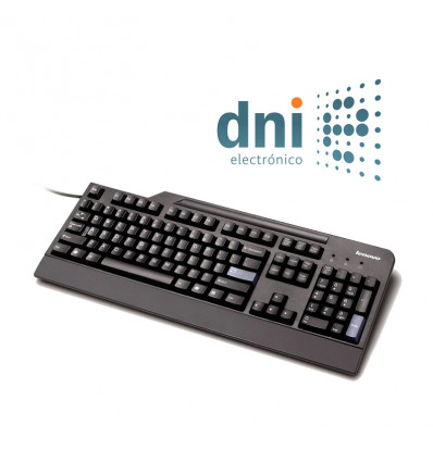 Lenovo USB SmartCard Keyboard y DNI Electrónico - Teclado