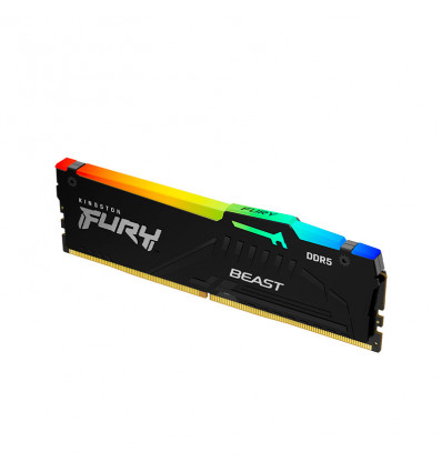 Kingston Fury Beast RGB 16GB DDR5 4800MHz CL38 - Memoria RAM