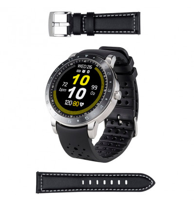 Asus VivoWatch 5 HC-B05 + Correa Cuero Blanca - Smartwatch