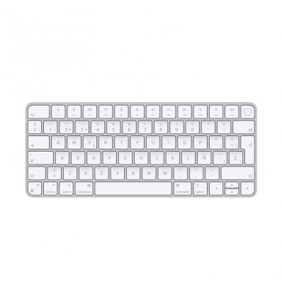 Apple Magic Keyboard con Touch ID (Blanco) - Teclado inalámbrico compacto