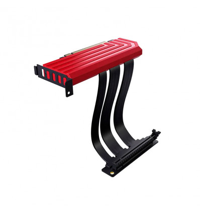 Hyte PCIe 4.0 Luxury Riser Cable Rojo - Cable Riser