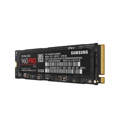 Discos SSD Samsung 512GB 960 PRO M.2 MZ-V6P512BW