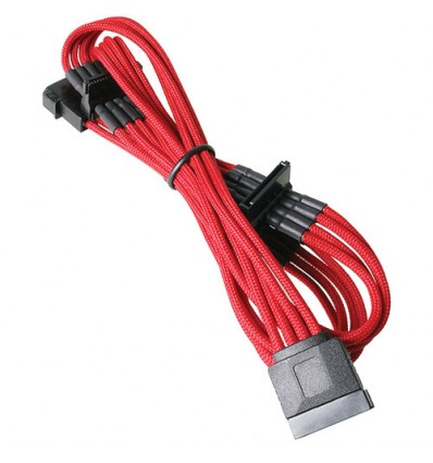Cable alimentación molex/SATA 20 cm. rojo/negro
