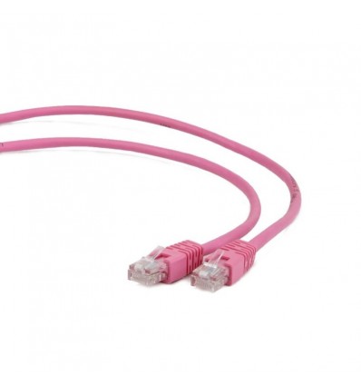 Cable de Red Iggual Cat. 5e 25cm Rosa